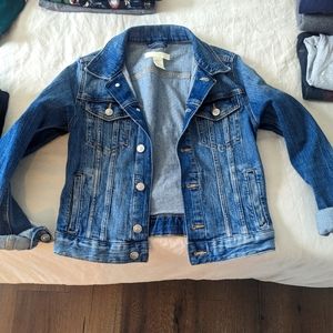 h and m jean jacket women size 2